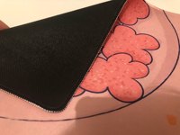 Duża Anime różowa podkładka pod mysz dla graczy śliczne Kawaii XXL podkładka pod mysz do gier gumowa Otaku zabezpieczona krawędź wielkie modne biurko do notebooków na laptopa 6